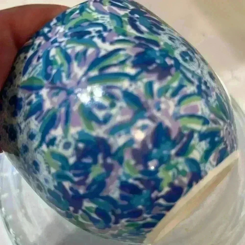 COPY - Lilly Pulitzer Mug Blue Floral Ceramic Gold Handle Coffee Cup Tea Cappuc… - Picture 9 of 10